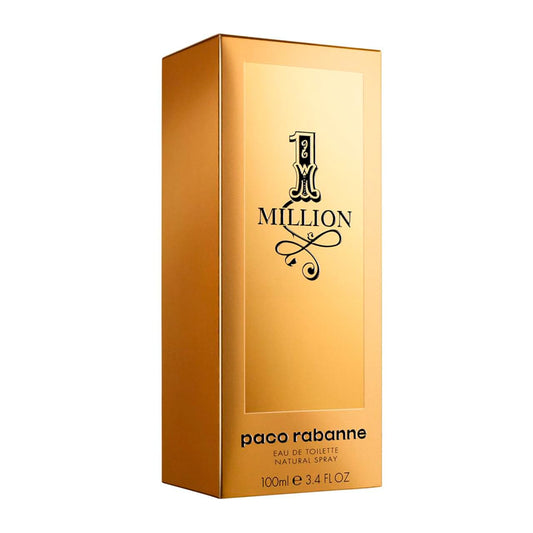 Paco Rabanne 1 Million Eau de Toilette Spray para Hombre, 3.3 Oz/100 ml