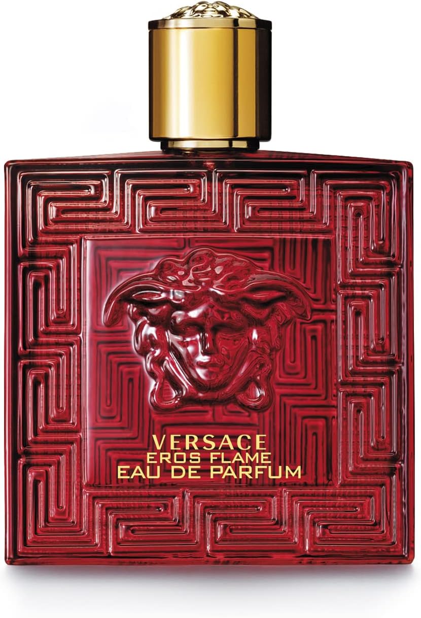 Versace - Agua de perfume espray Eros Flame para hombre, 3.4 onzas, rojo