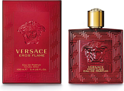 Versace - Agua de perfume espray Eros Flame para hombre, 3.4 onzas, rojo