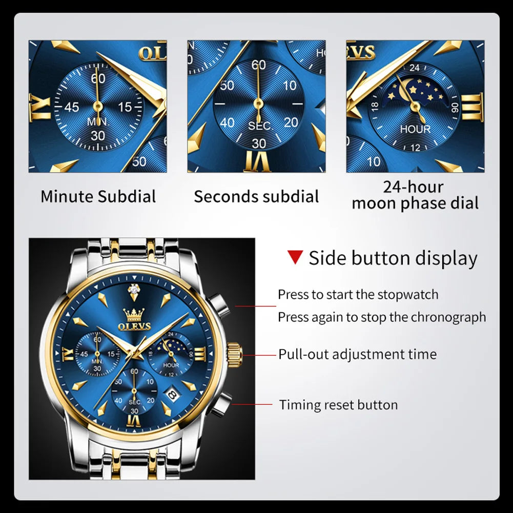 RELOJ OLEVS LUXURY